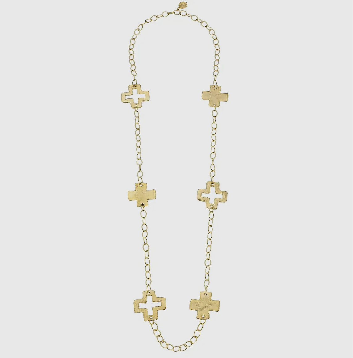 Gold Cross Chain Necklace