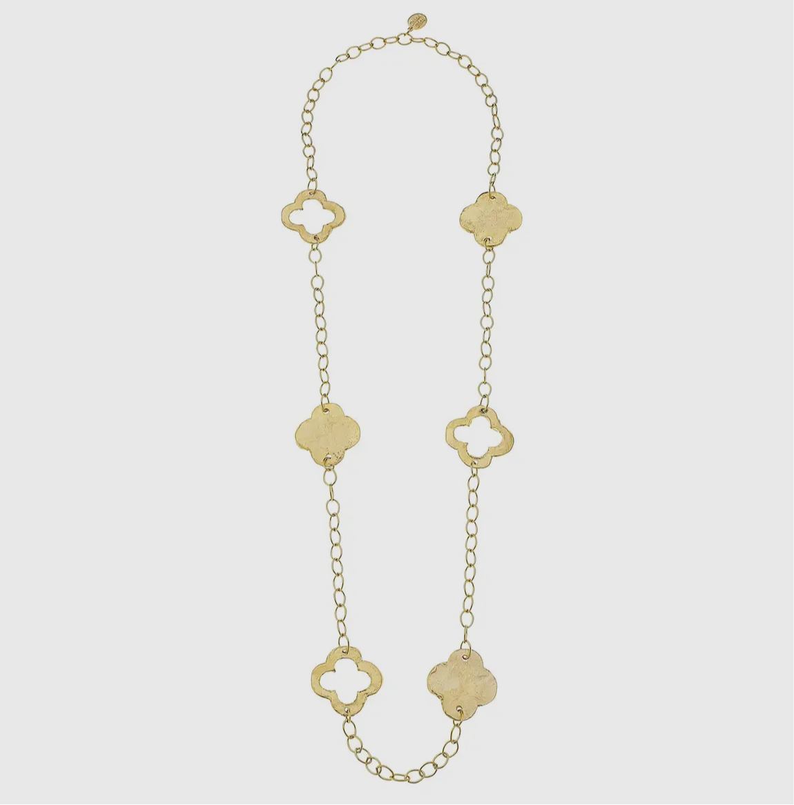 Gold Clover Chain Necklace