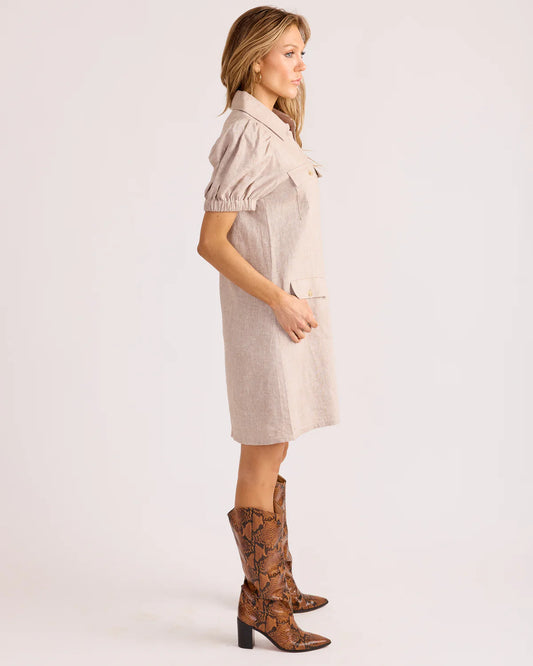 Celine Dress in Chalk