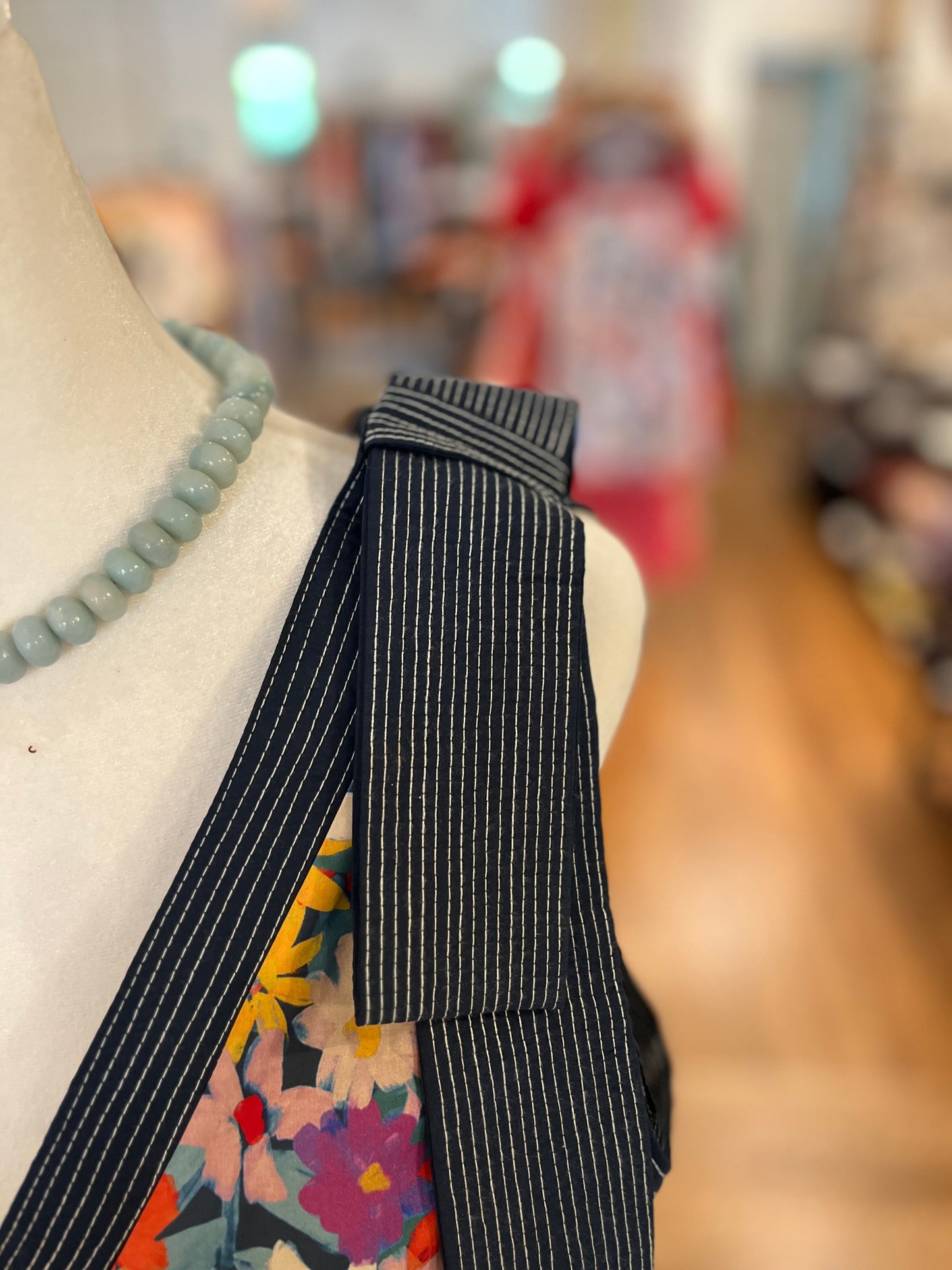 Floral Tie Sleeve Top in Multi