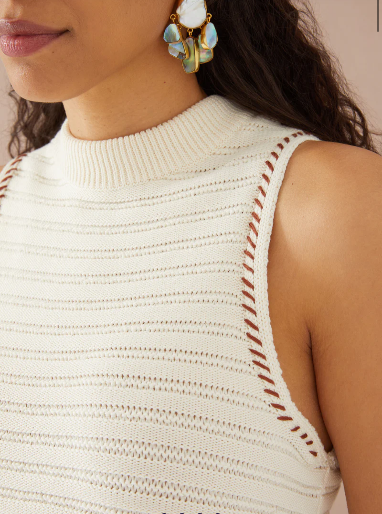 Darla Sweater in Ivory/Prairie Floral