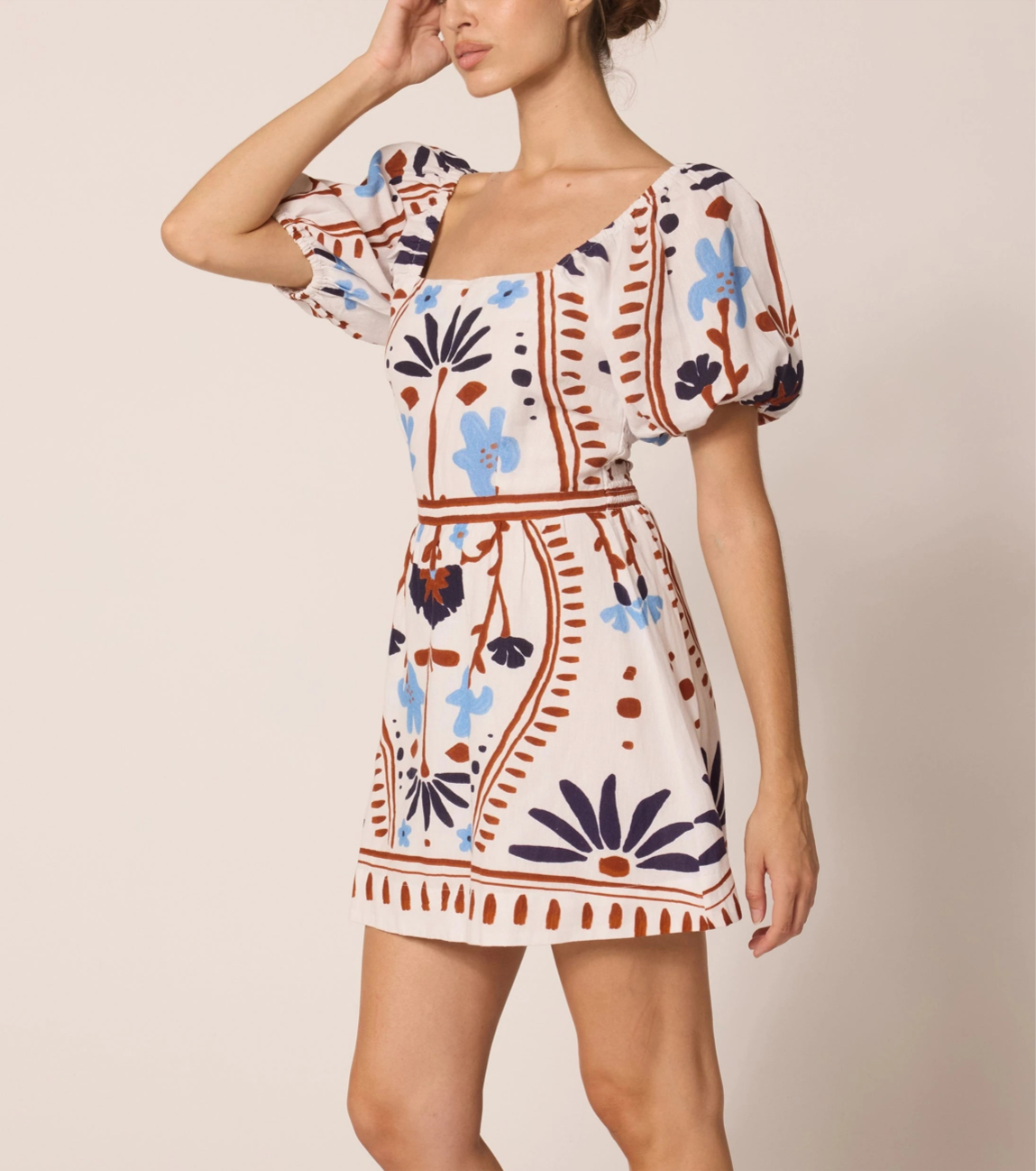 Mariana Mini Dress in Liliana Print