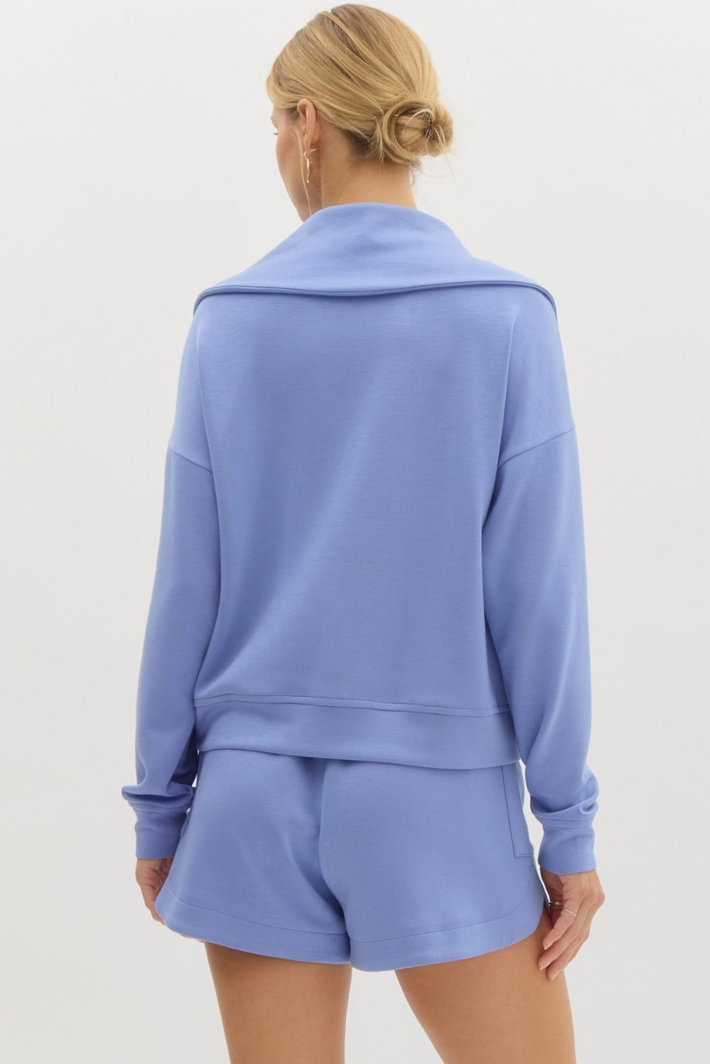 Periwinkle L/S Short Set