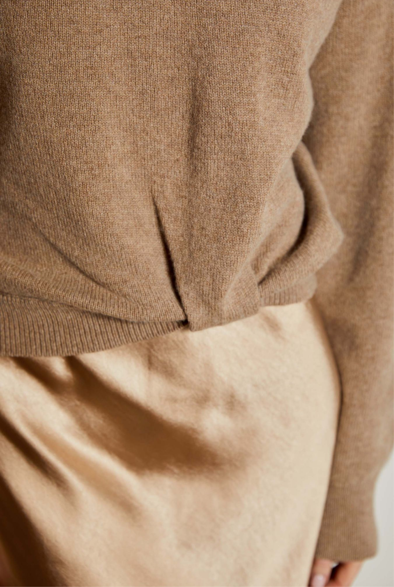 Sweater Dress in Parchment Combo