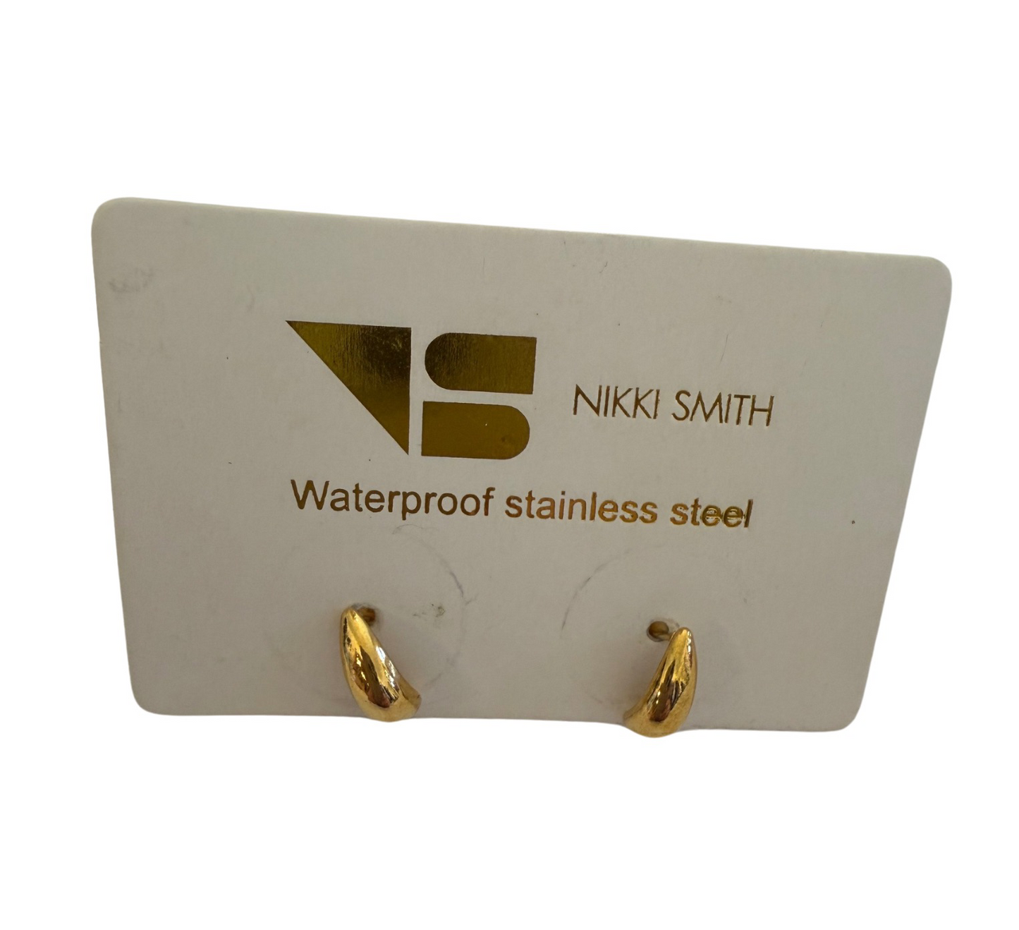 Gold Mini Teardrop Studs
