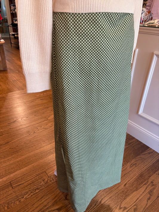 Dillon Skirt in Hunter Plaid