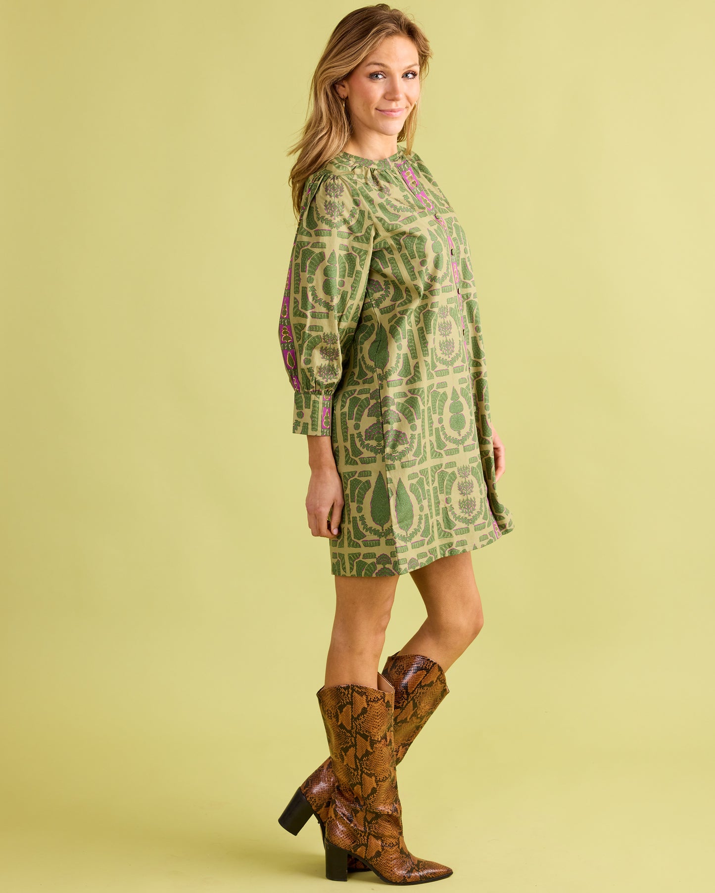 Paloma Dress in Topiary