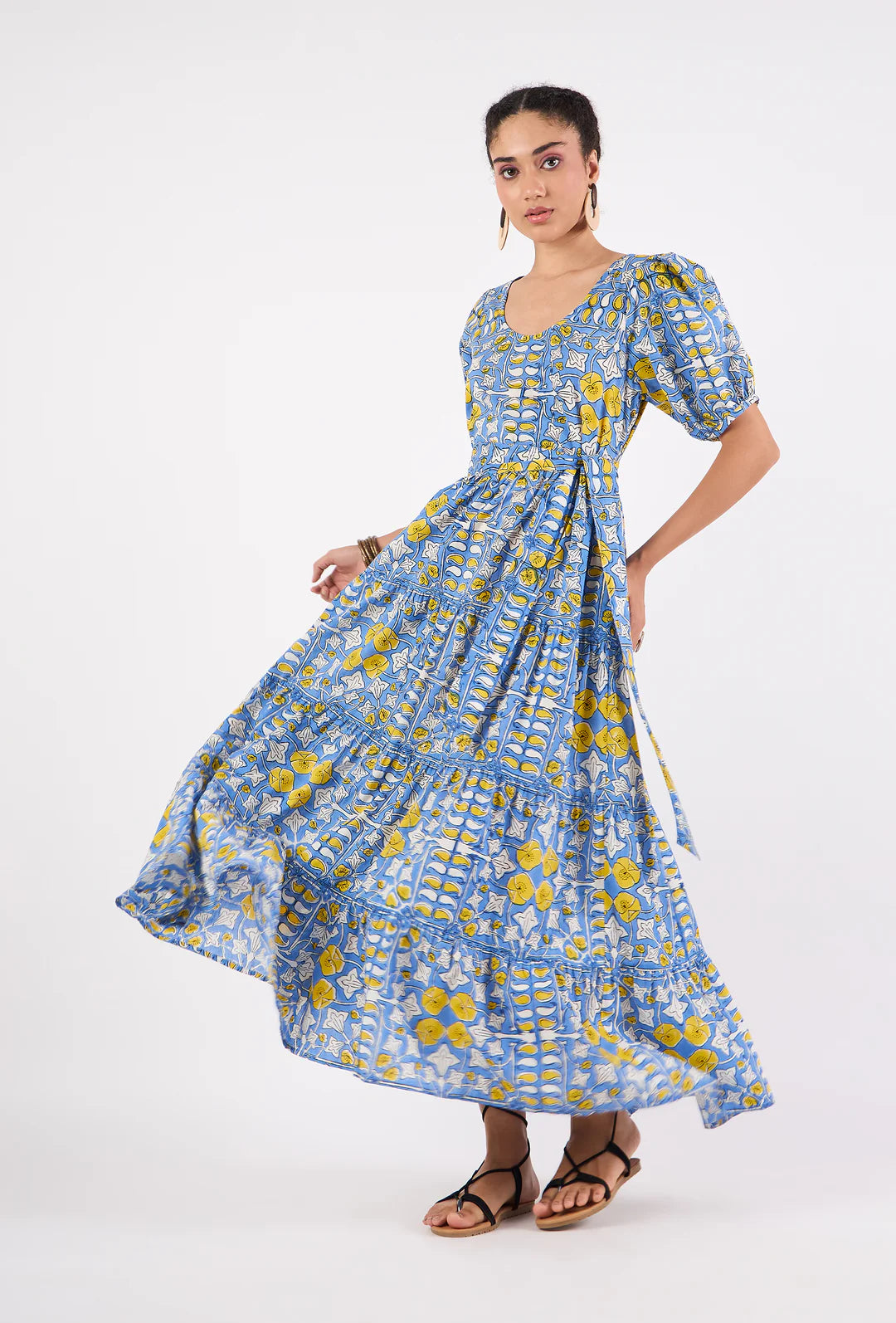 Daisy Dress in Heritage Iris