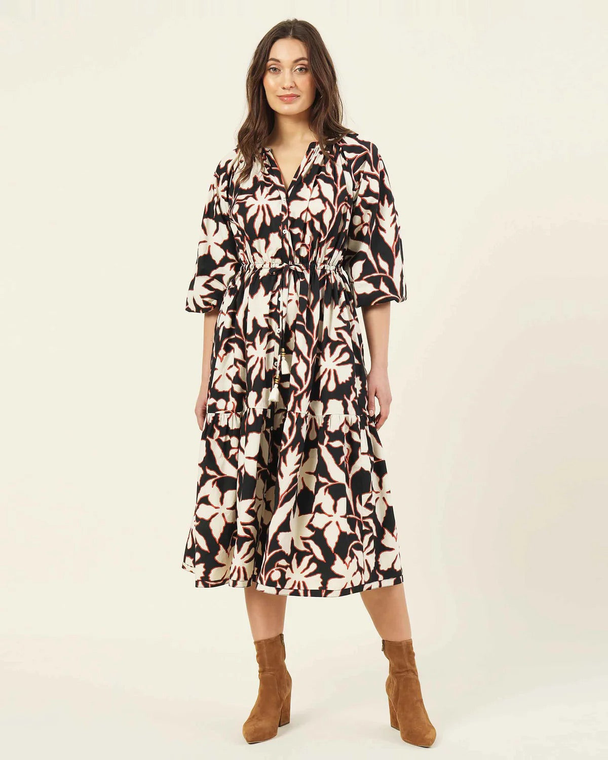 Emerson Midi in Marlow Heather Marhea