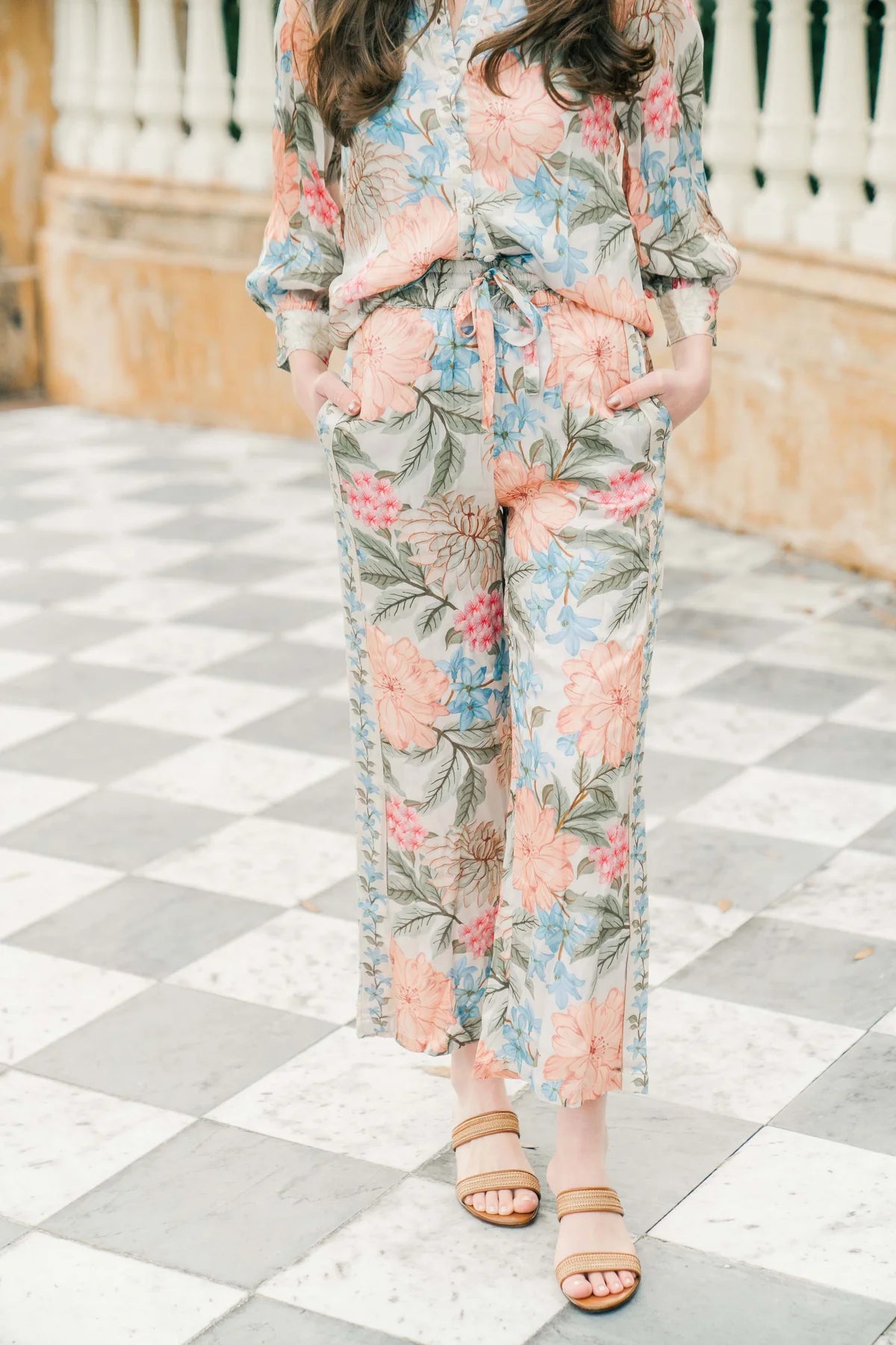 Zara Pant in Begonia