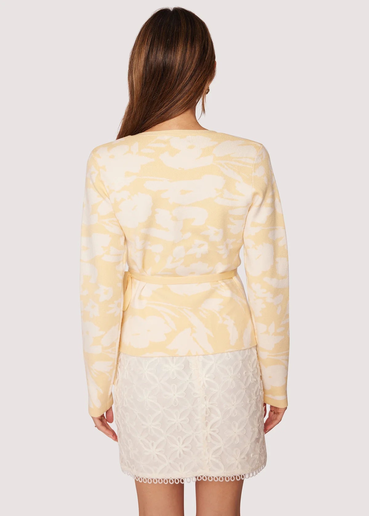 Aurora Bliss Wrap Top in Butter/Yellow