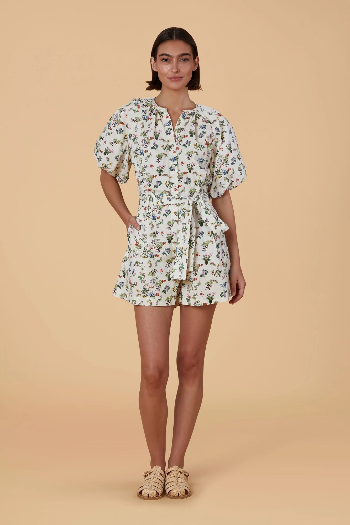 Jane Romper in Dewberry