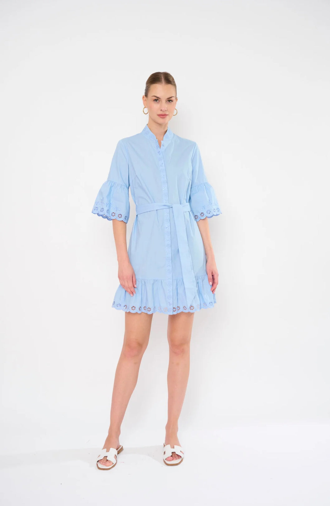 Stellina Dress in Blue Mist