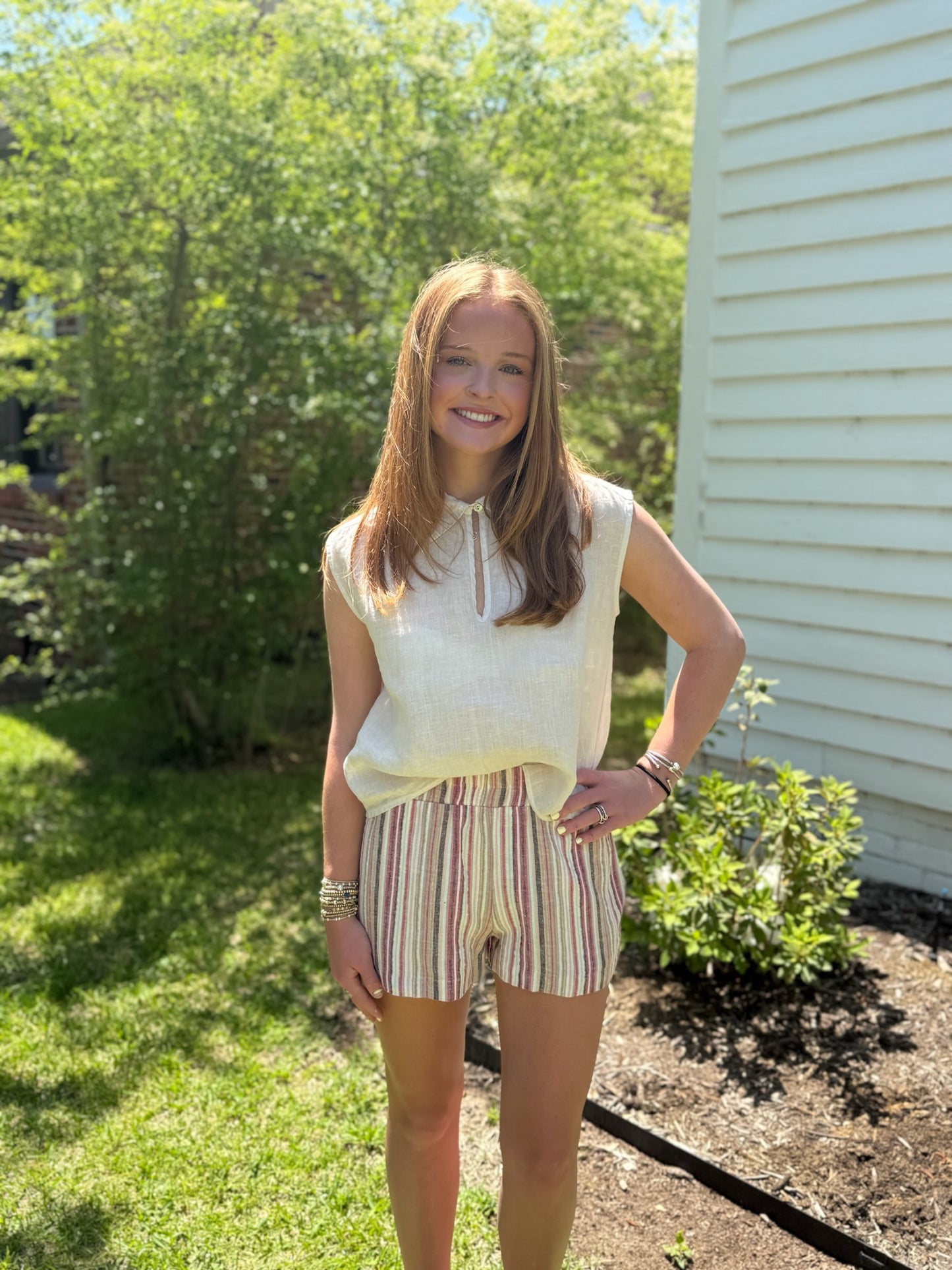 Willow Shorts in Multi Stripe