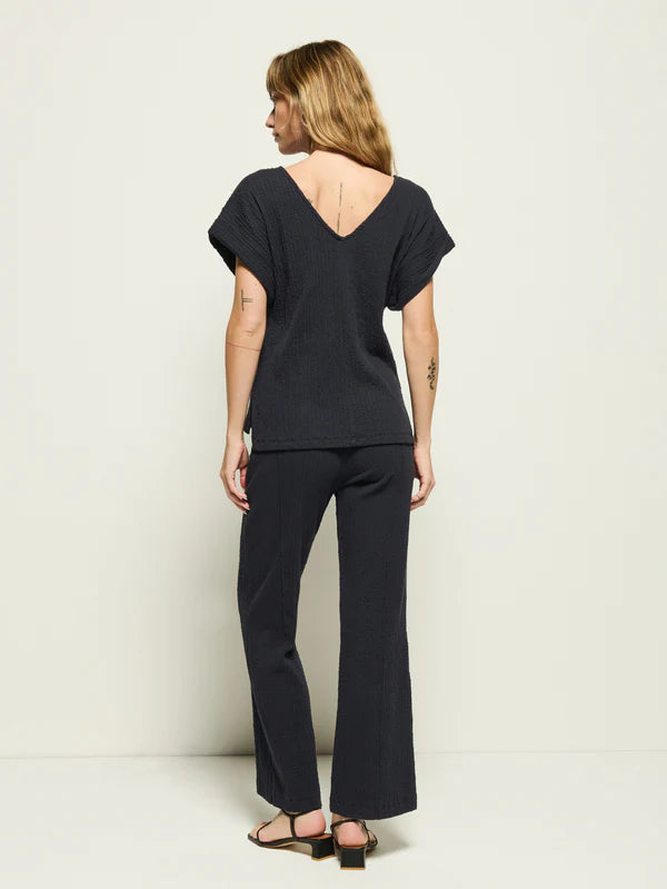 Lottie V Neck Tee in Night Sky