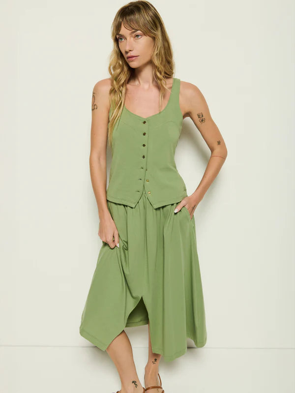 Vida Skirt in Loden