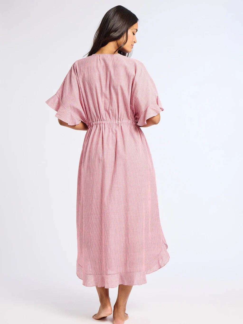 Eden Caftan in Tango Stripe