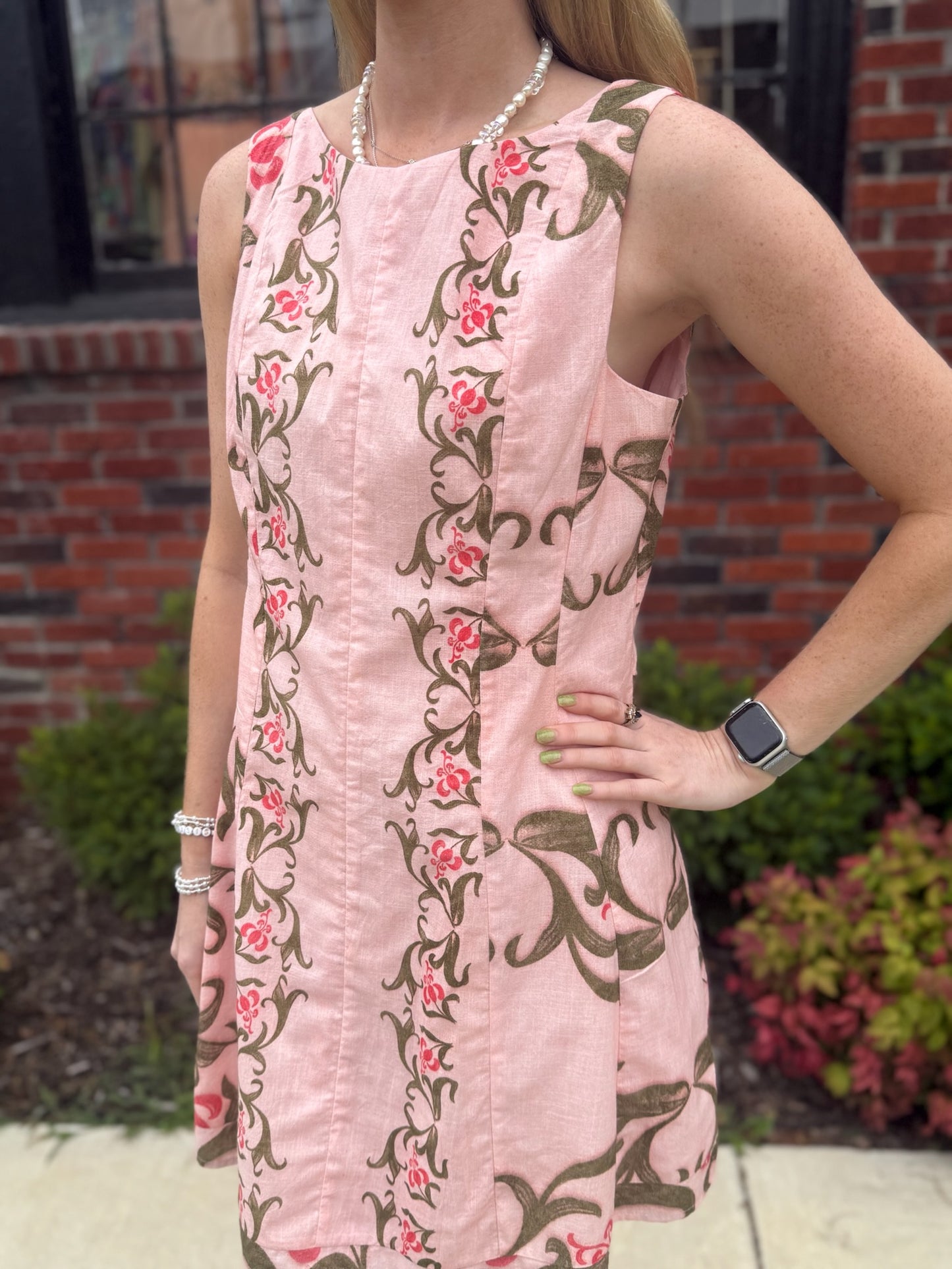 Layla Dress in Blush Design