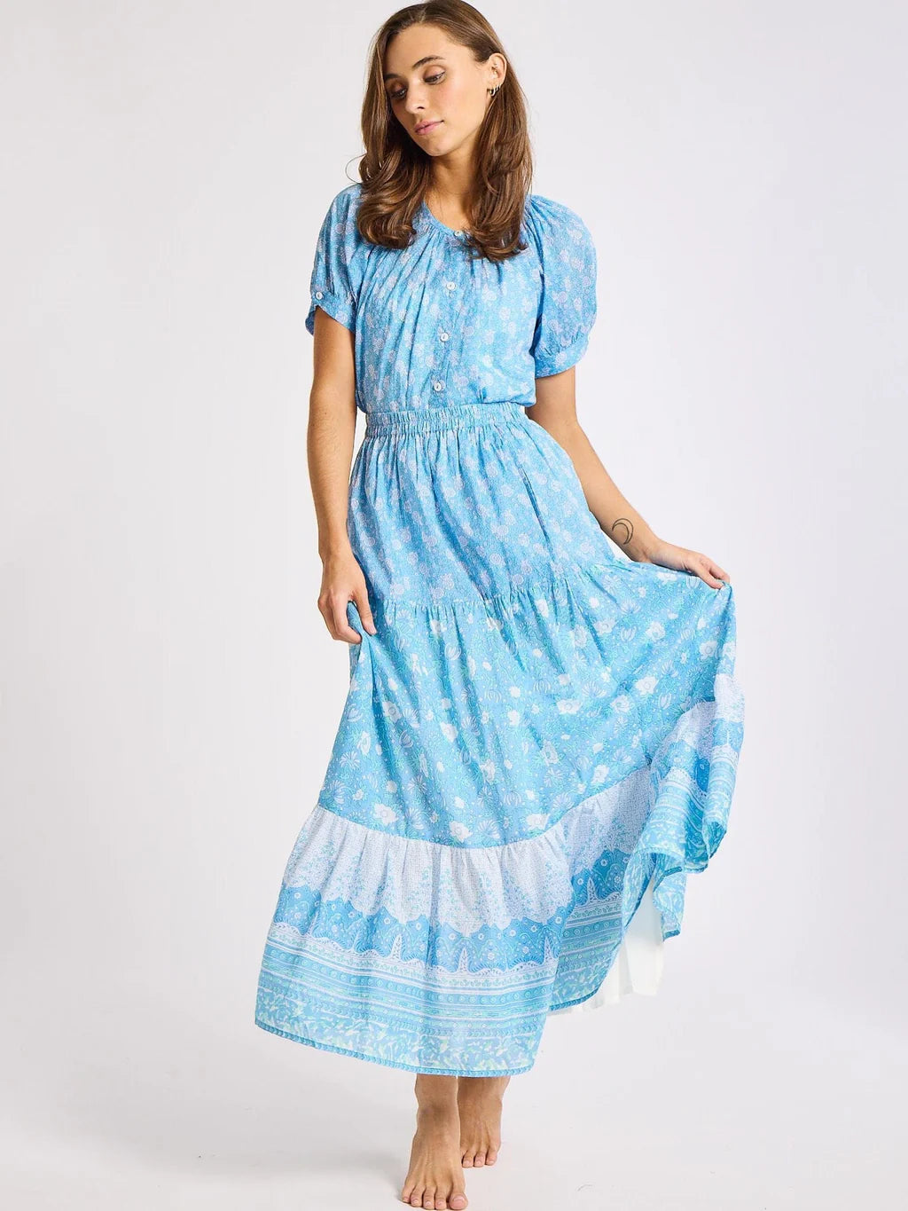 Paola Skirt in Charleston Floral