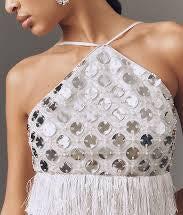 Hezly Mod Sequin Fringe Mini Dress