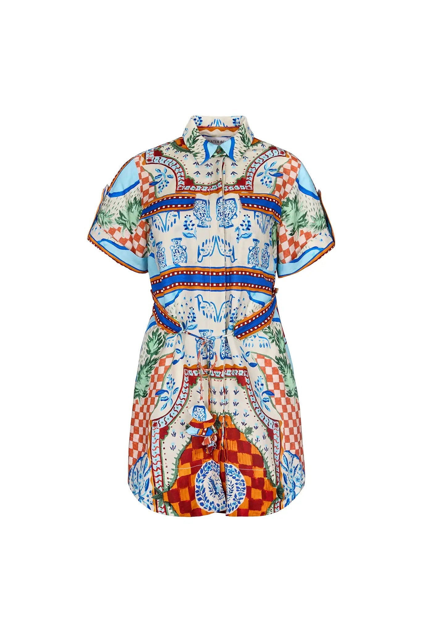 Nicole Dress in Sundance Tile