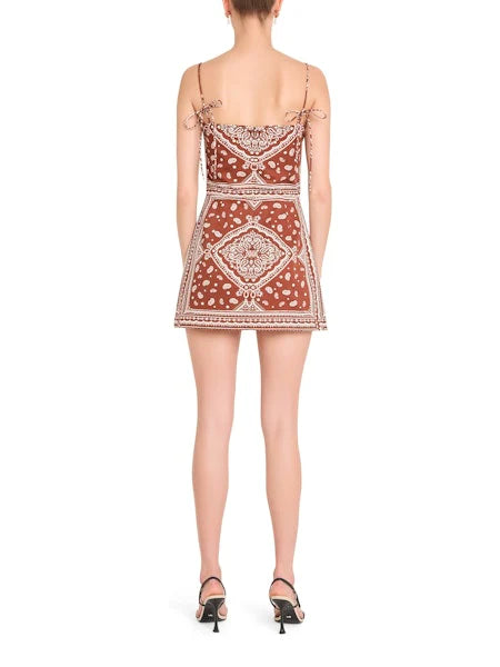 Avani Skort Romper in Montana Print