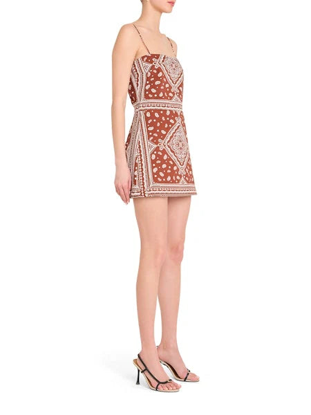 Avani Skort Romper in Montana Print