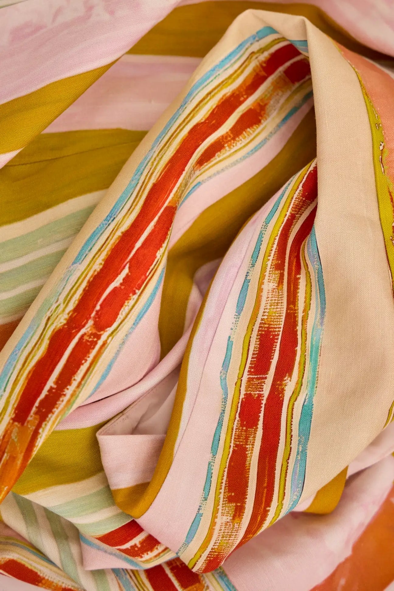Suni Dress in Abstract Stripe