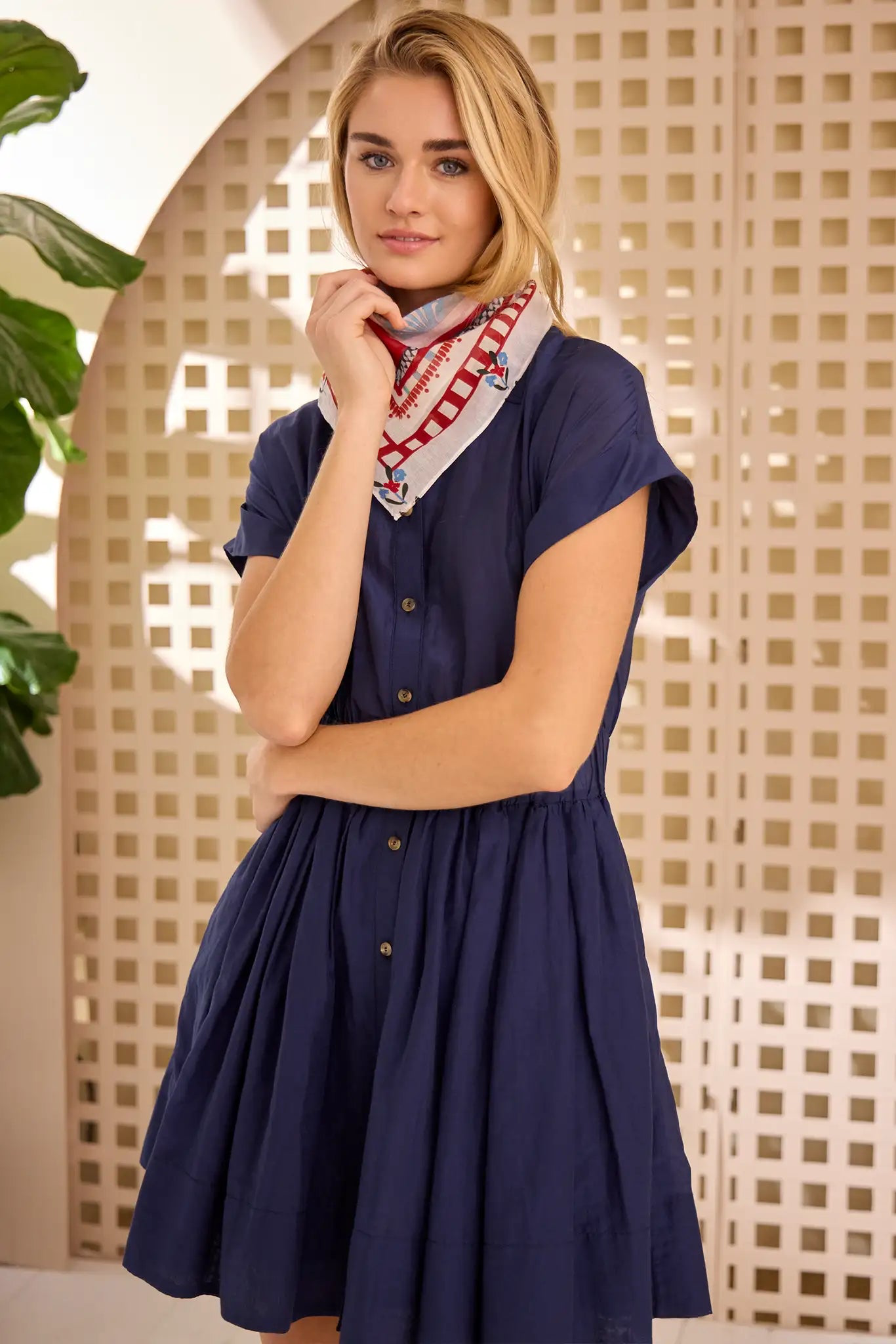 Howard Dress in Navy