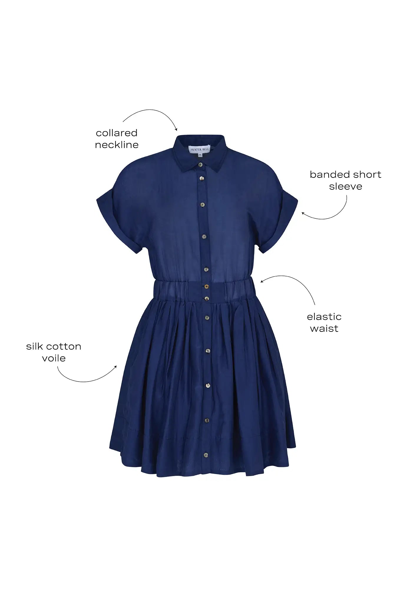 Howard Dress in Navy