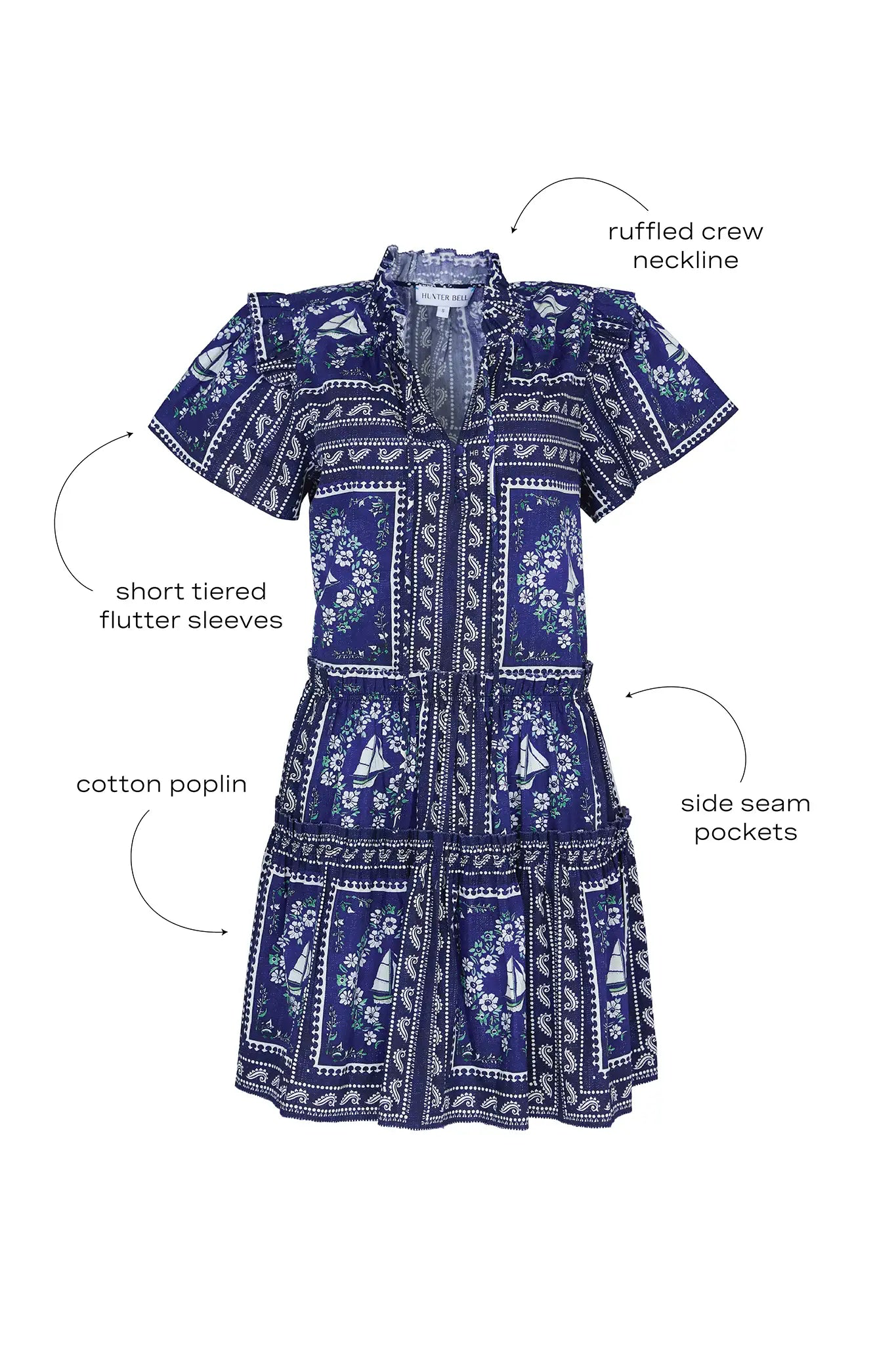 Merritt Dress in Bon Voyage