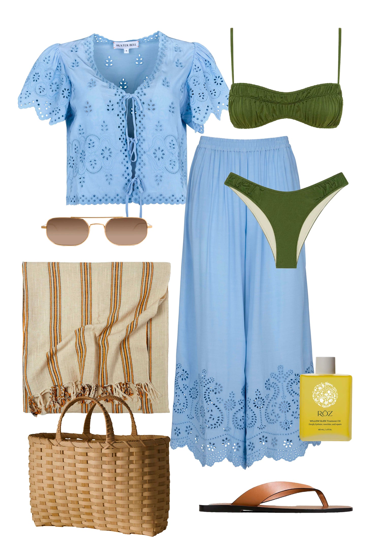 Bardot Top in Windsurfer