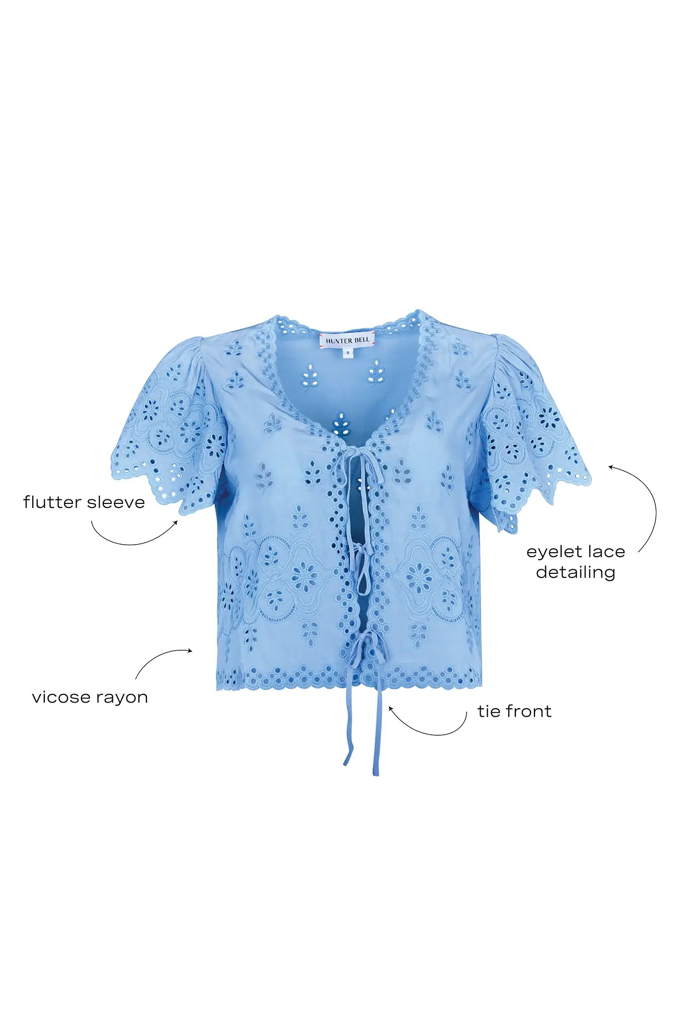 Bardot Top in Windsurfer
