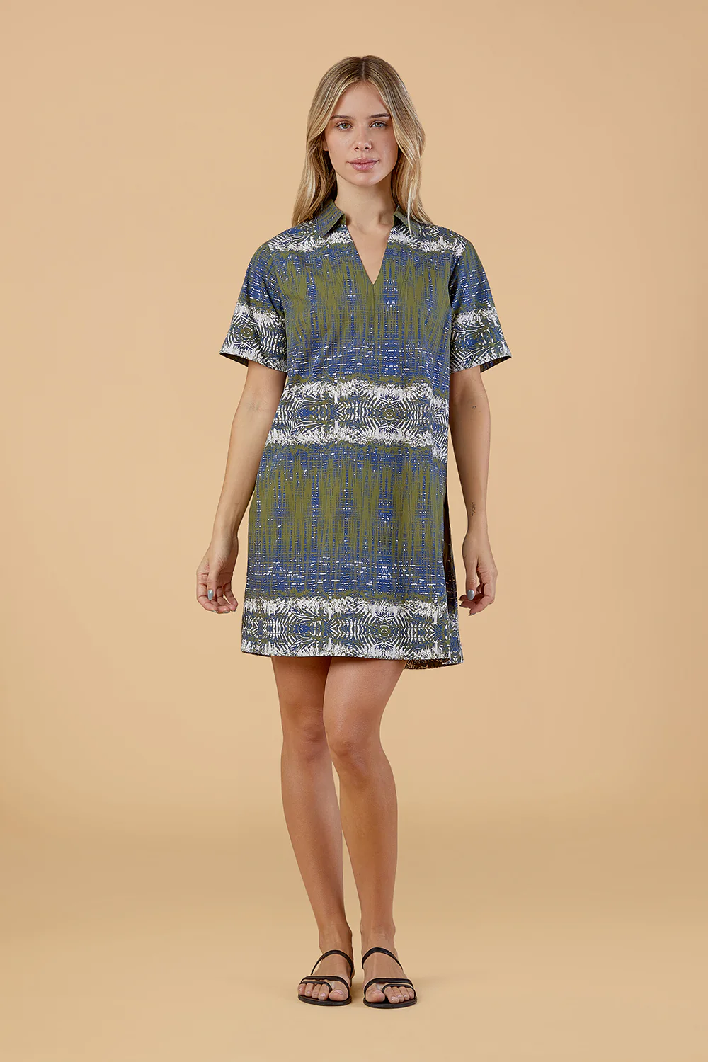 Wells Dress in Wild Palms