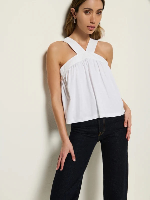 Bibi Halter Top White