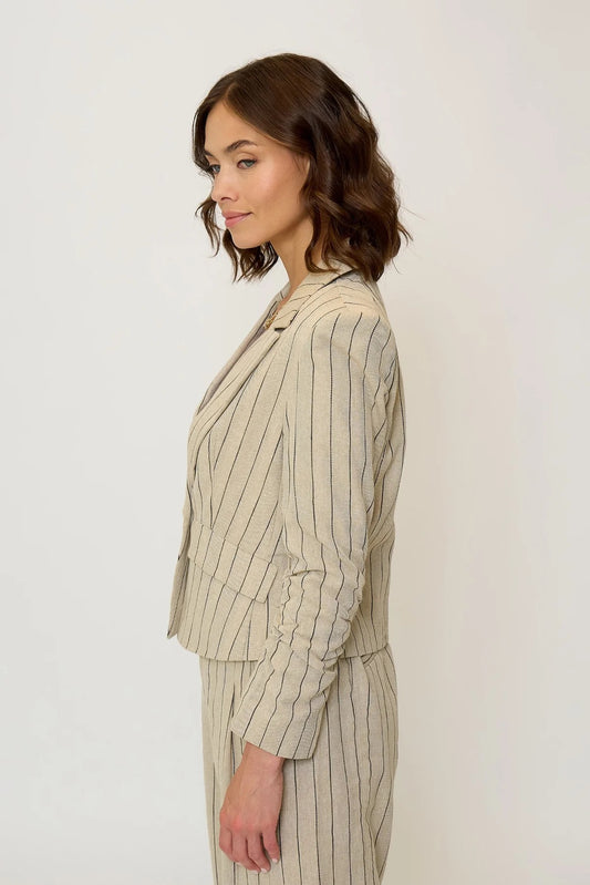 Rose Dickey Blazer in Khaki