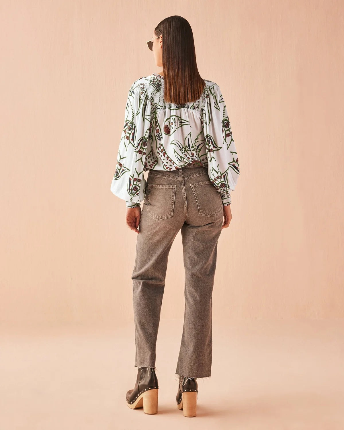 Anouk Blouse in Diya Powder