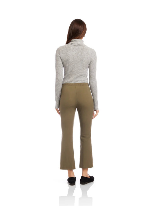 Light Olive Sigourney Pintuck Pants