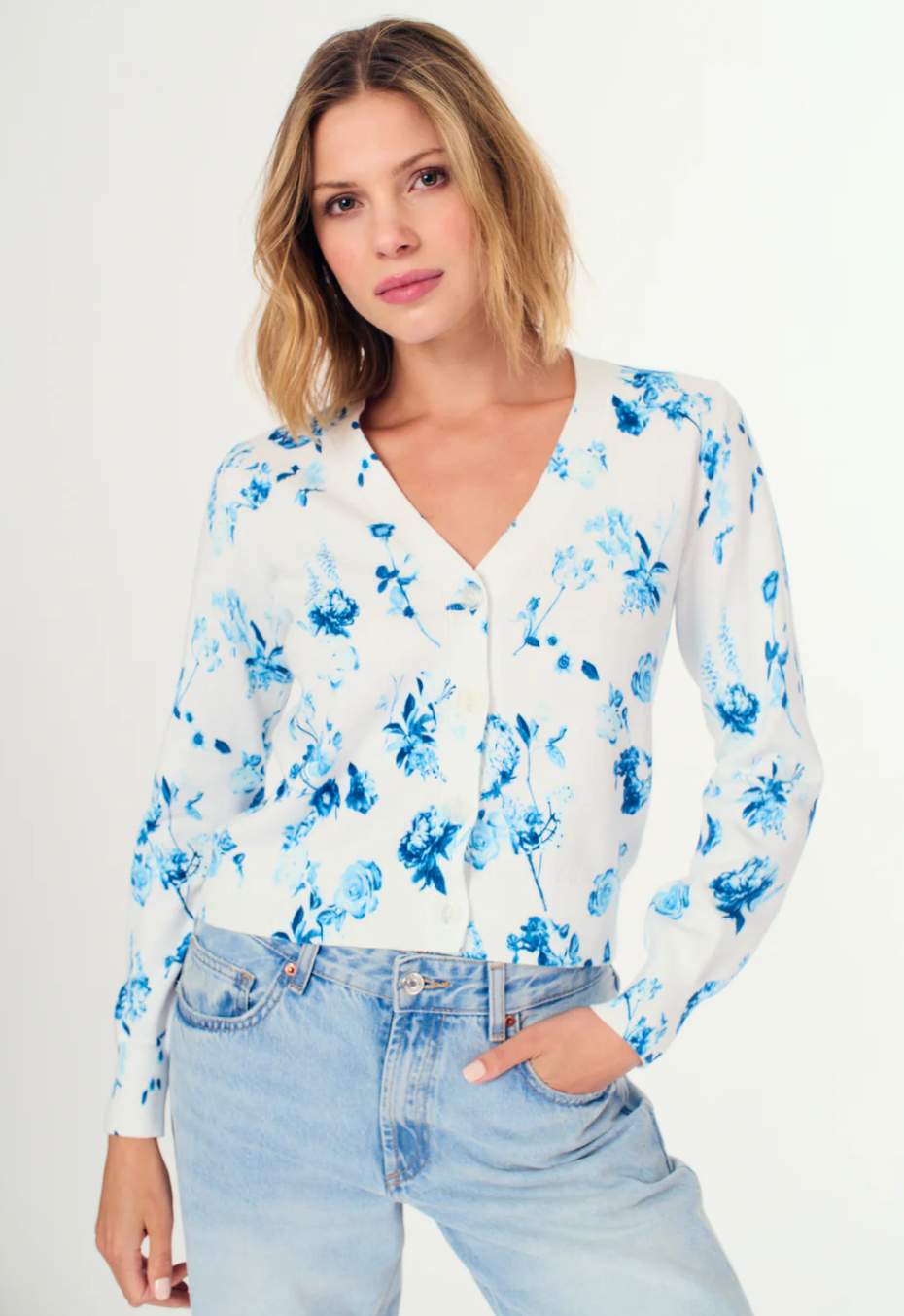 Toile Cardi in Blue