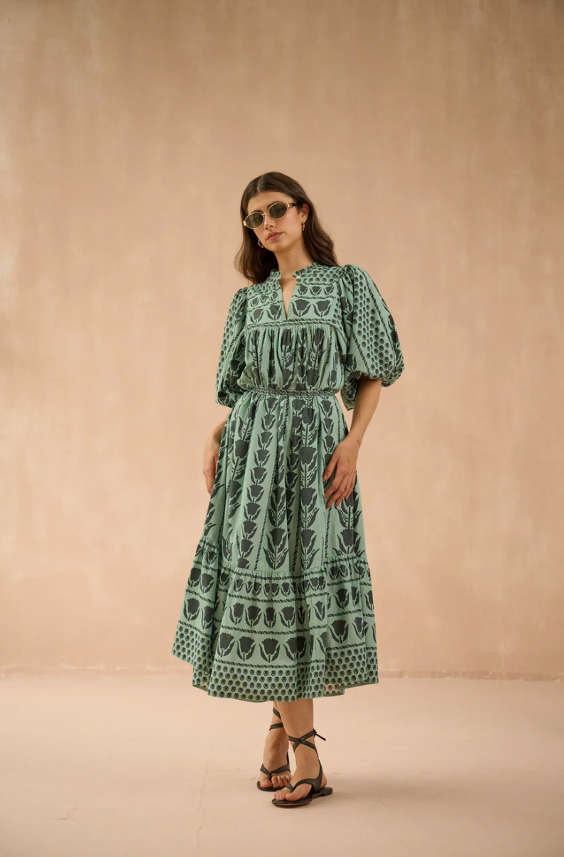 Wren Midi in Reya Willow