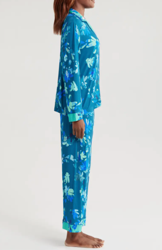 Sofia PJ Long Set in Marble Floral