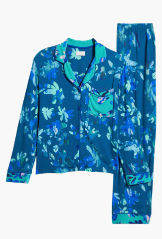 Sofia PJ Long Set in Marble Floral