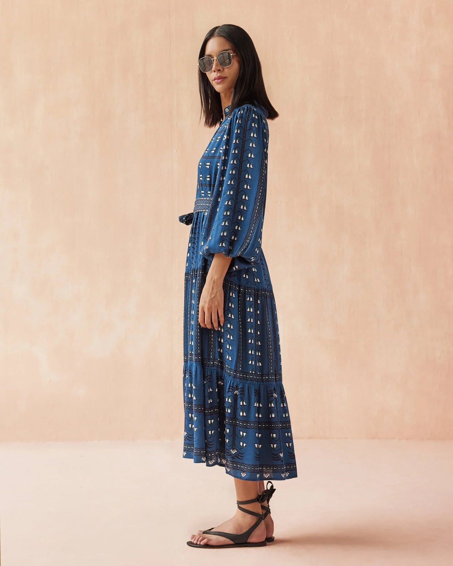 Emery Maxi in Malva Indigo