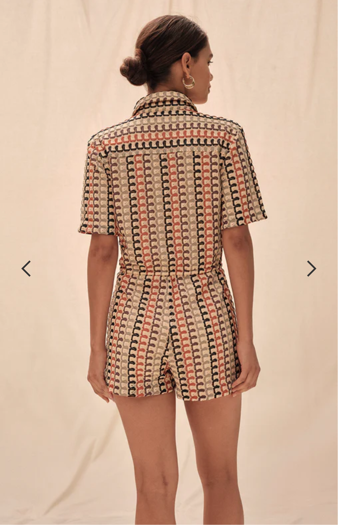 Tiffany Wave Knit Romper