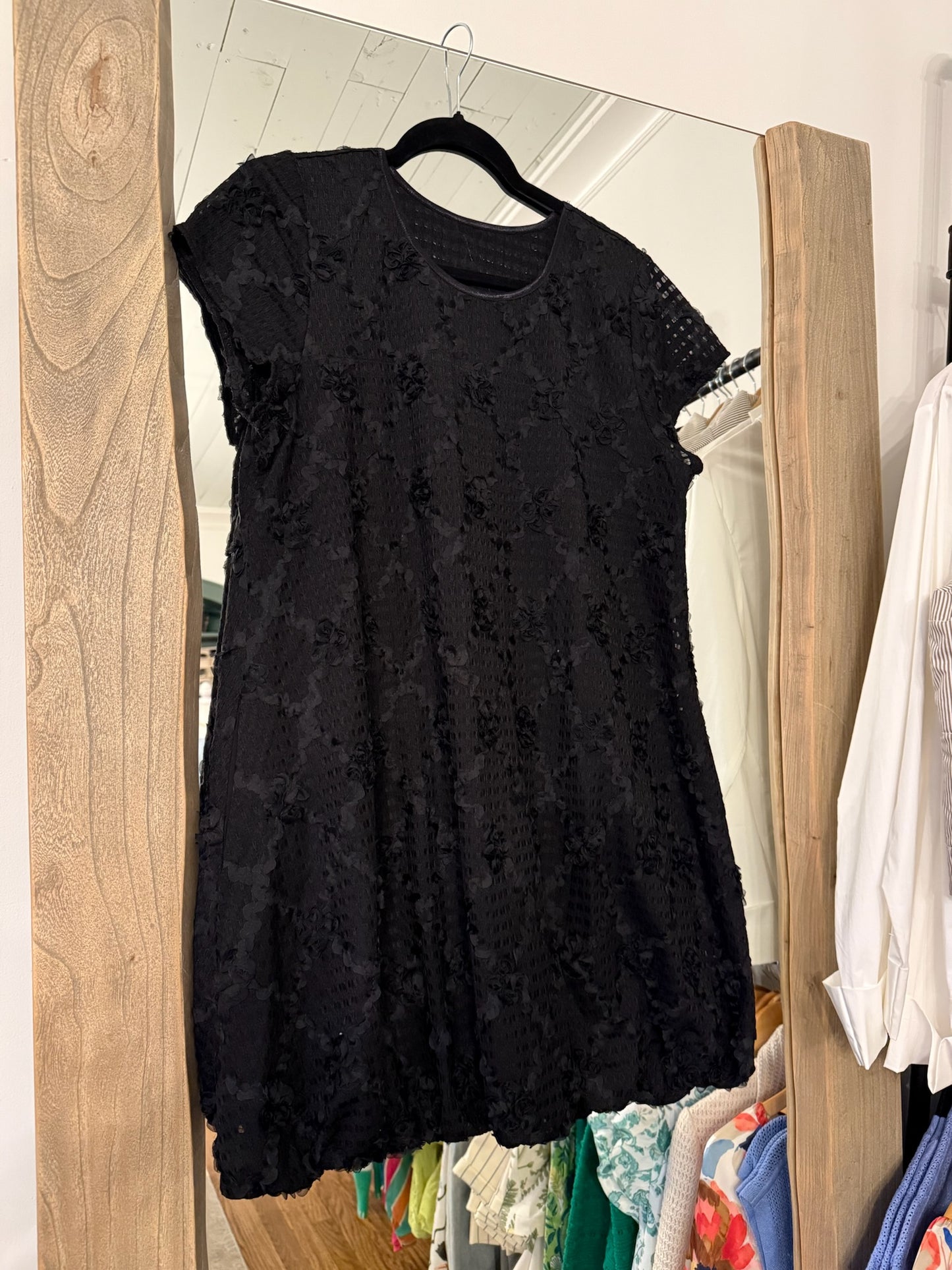 Chandler Dress in Black Floral