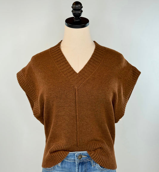 Gwyneth Vest in Espresso