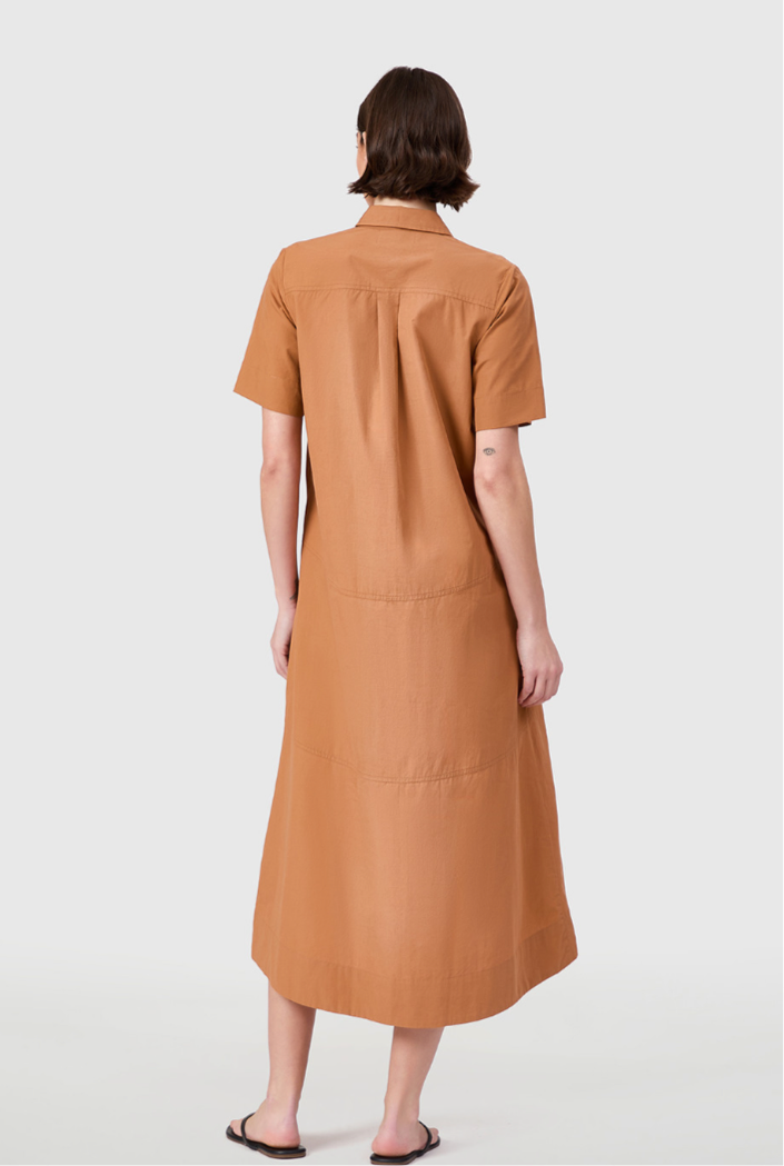 City Dress in Cashew