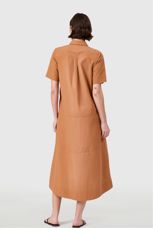 City Dress in Cashew