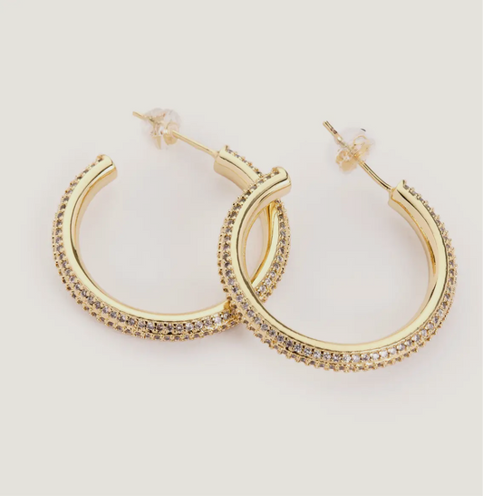 Jennie Gold Hoops