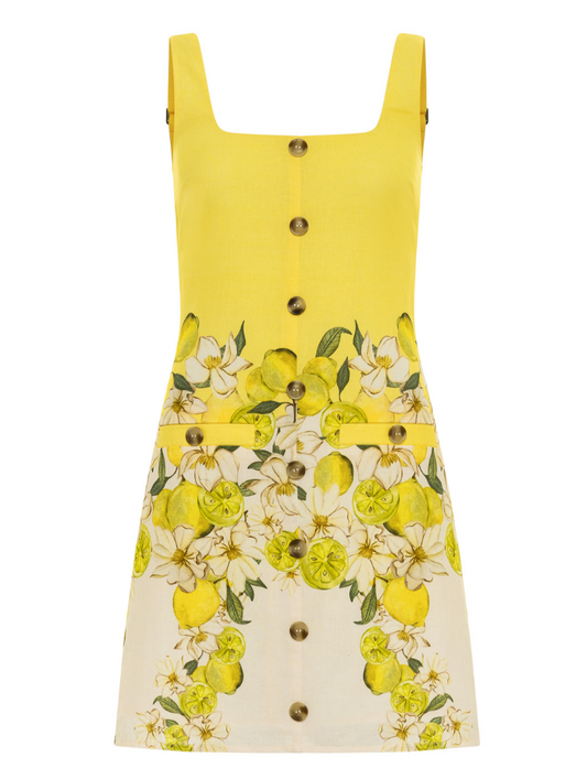 Merrit Dress in Lemon